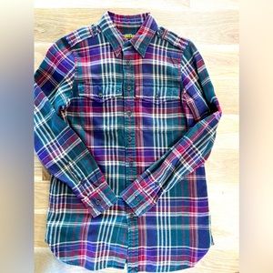 Ralph Lauren Rugby women’s flannel shirt size 4